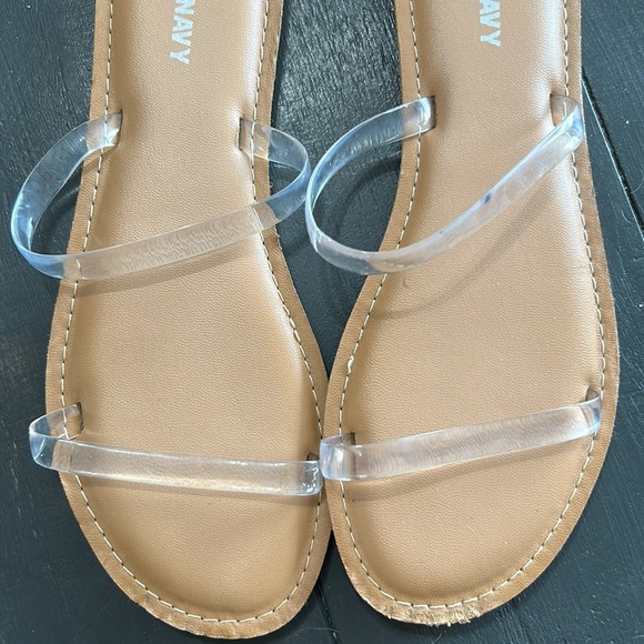 Clear straps slip on sandals - Picture 2 of 3